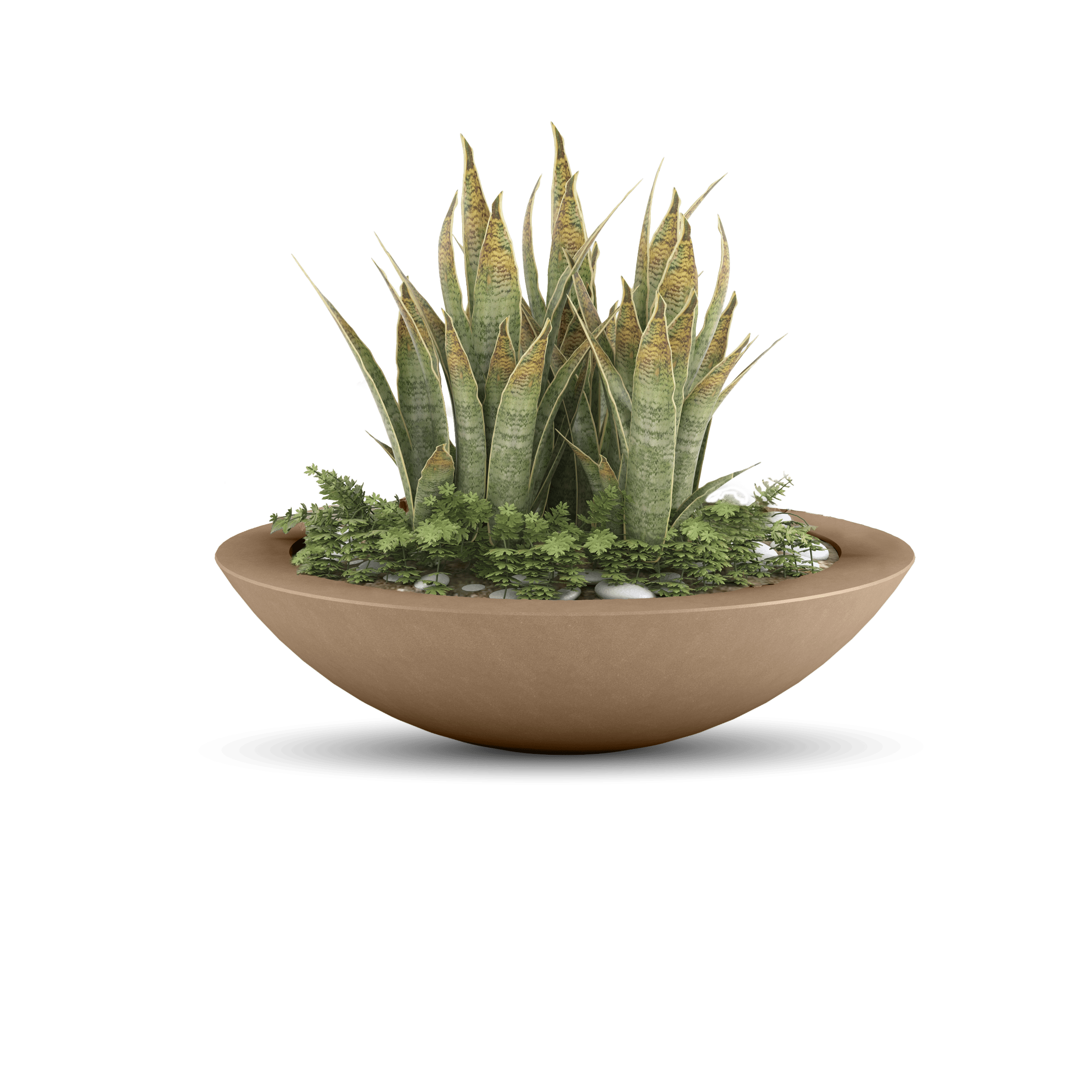 Oceanside Outdoor Shallow Planter