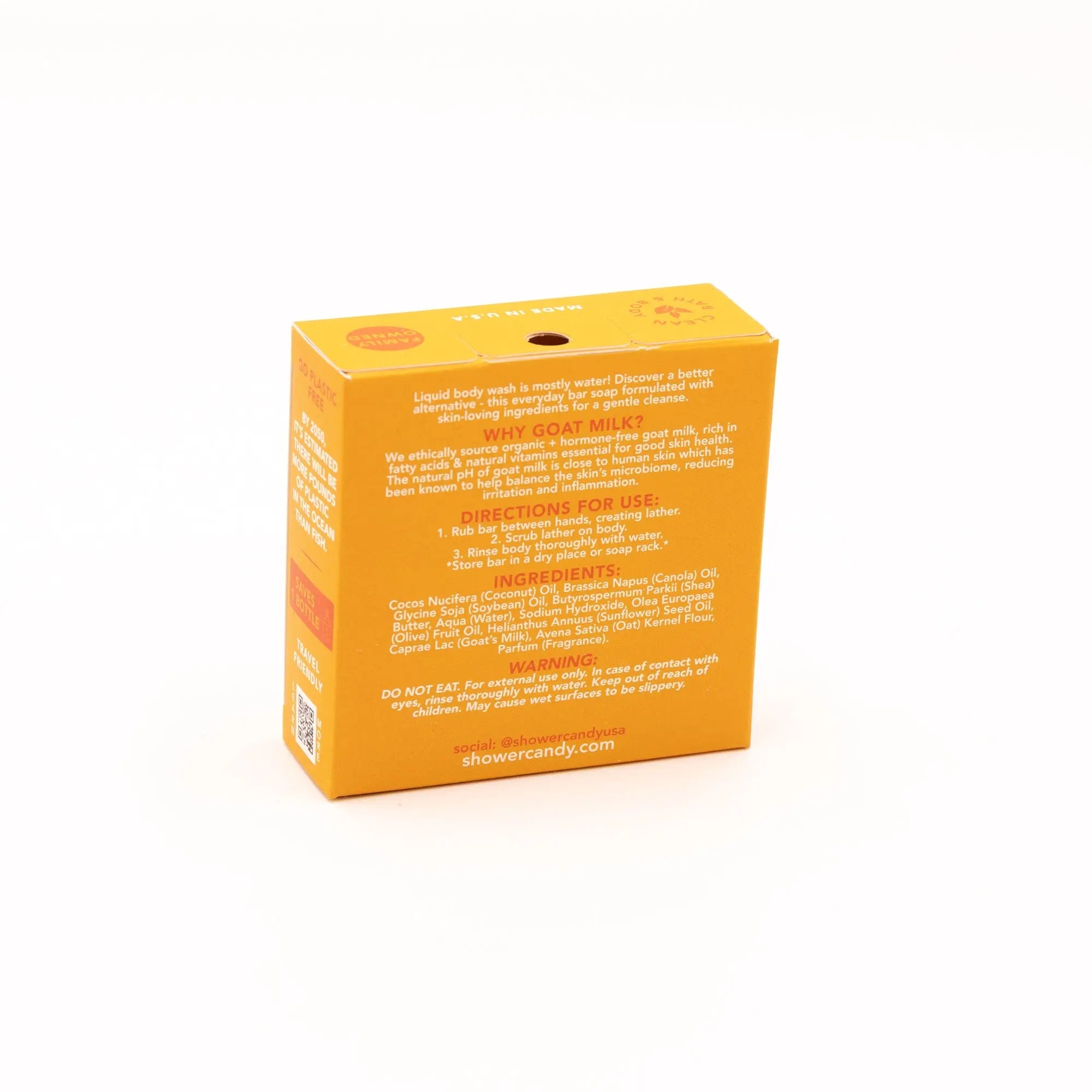 Citrus Burst Goat Milk Bar Soap – Refreshing Hydrating Cleanse