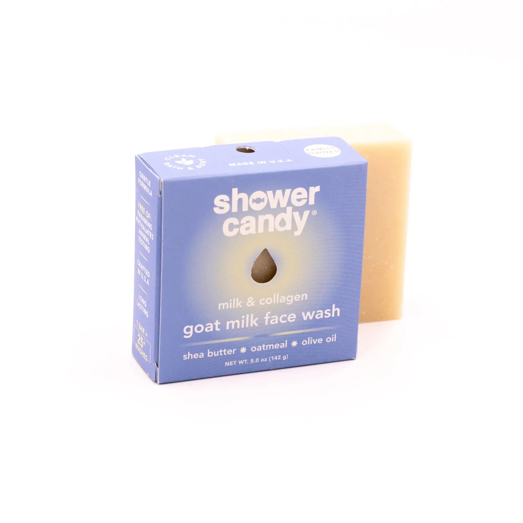 Milk + Collagen Face Wash Bar – Natural Goat Milk Soap