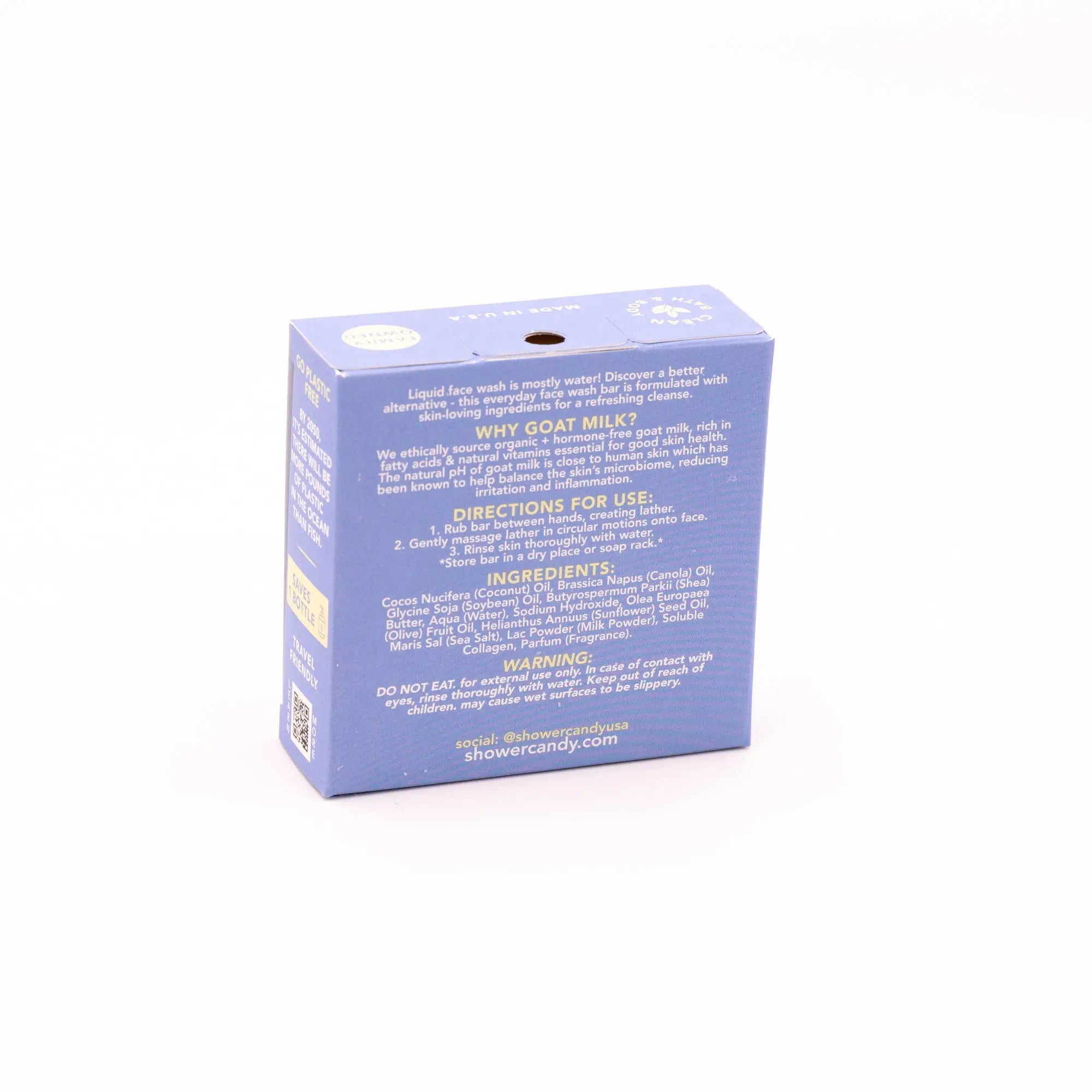 Milk + Collagen Face Wash Bar – Natural Goat Milk Soap