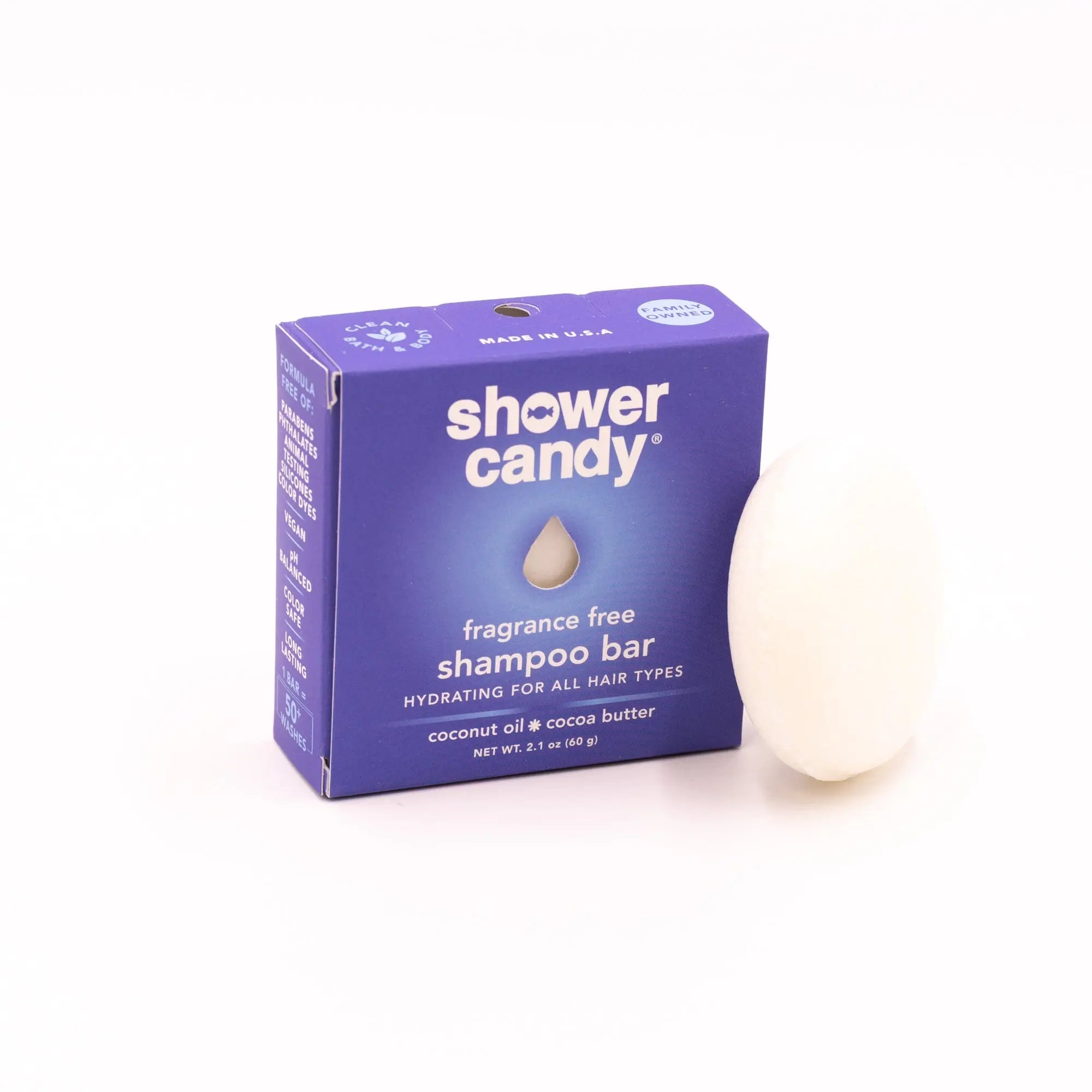 Fragrance Free Shampoo Bar – Hydrating for All Hair Types