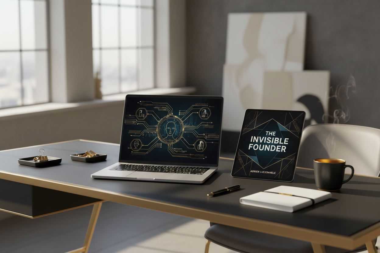 The Invisible Founder — Modern Workspace