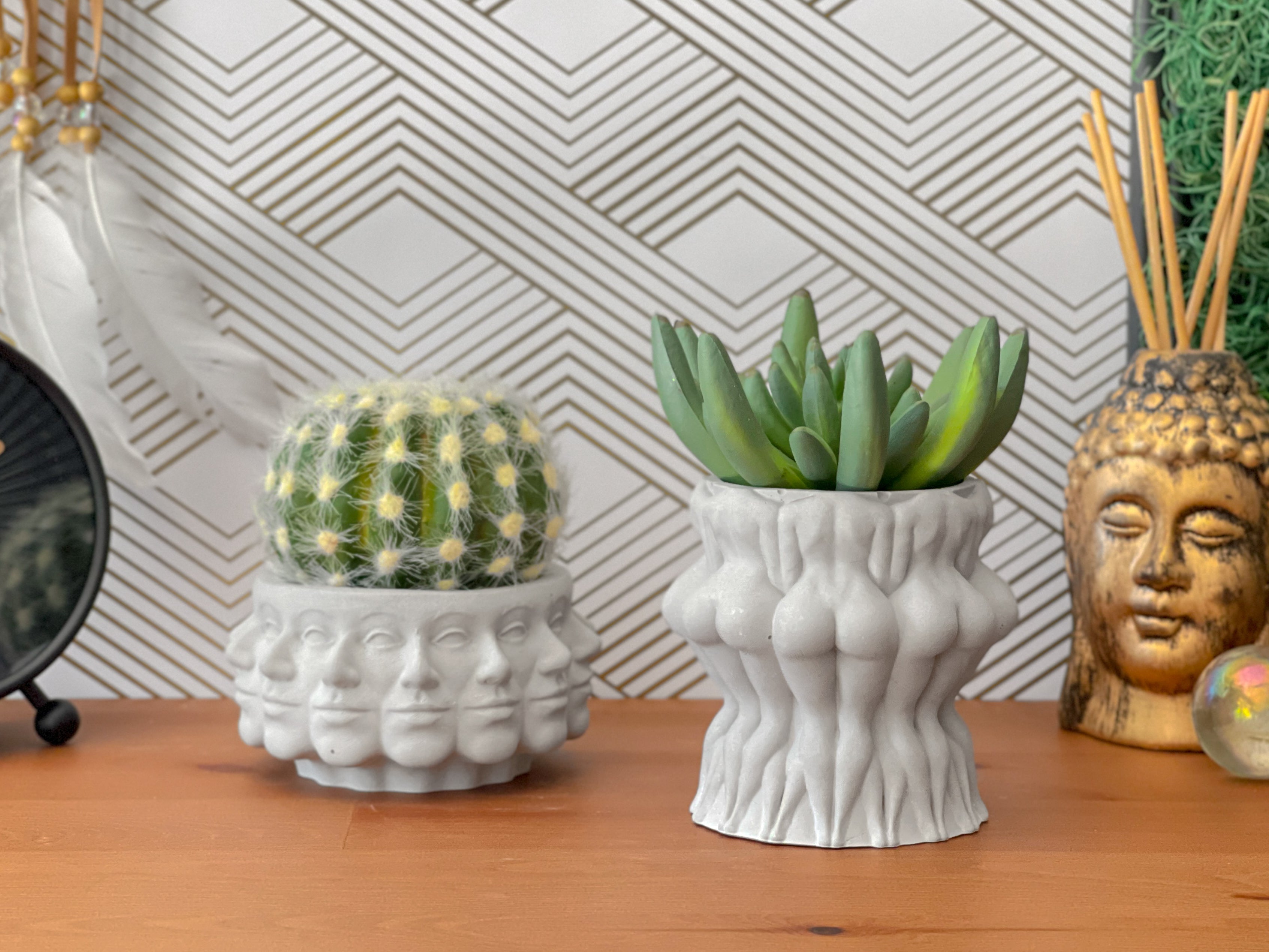 Nude Woman Body Planter