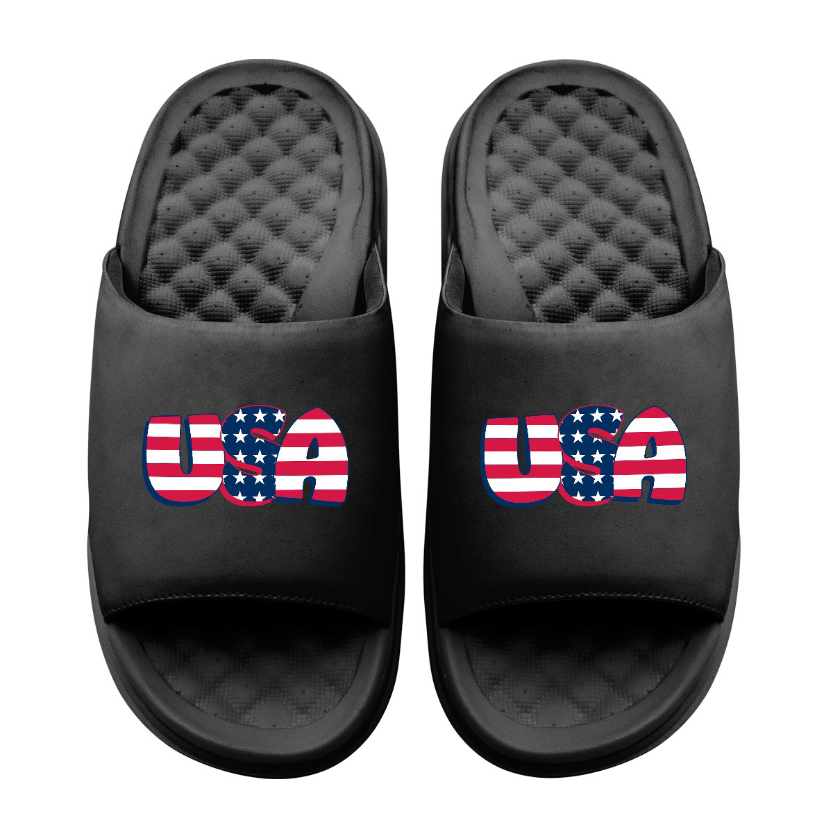 USA Flag Wordmark Motive